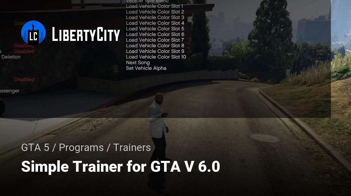 Simple Trainer for GTA V 6.0