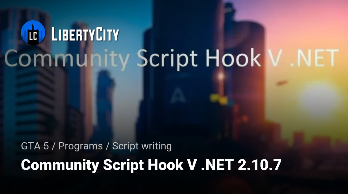 Community Script Hook V .NET 2.10.7